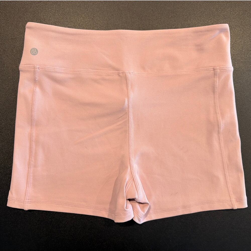 Zella High Waist Bike Shorts, Lavender, Women's Medium - Picture 3 of 5